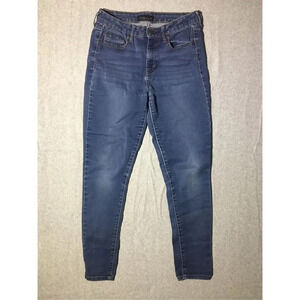Womens Aeropostale Jeans Size 6 Medium Wash Skinny Pants Stretchy